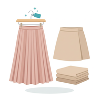 long/short Skirt